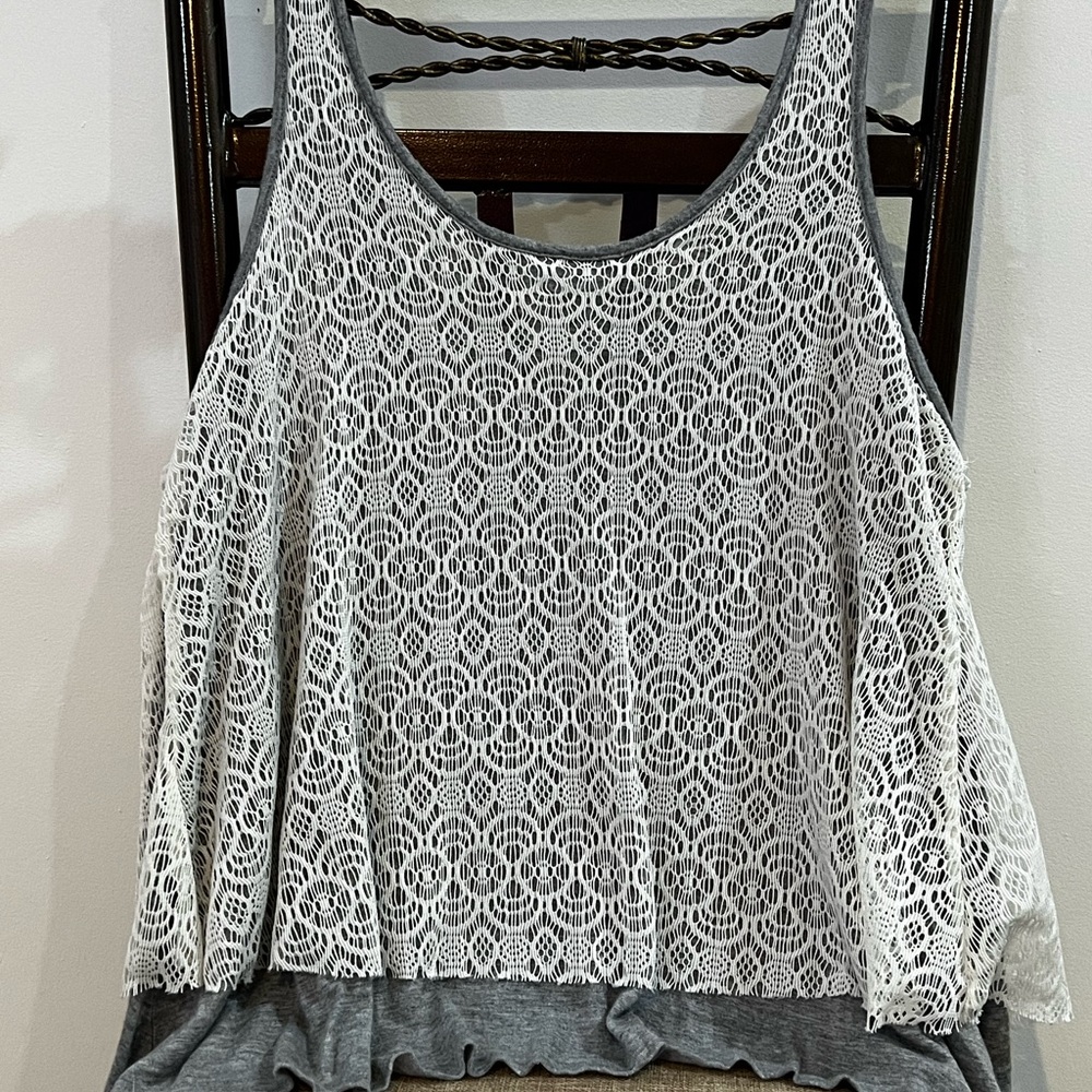 Forever 21 gray tank top